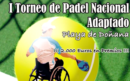 I. Torneo de Padel Nacional Adaptado. Playa de Doñana